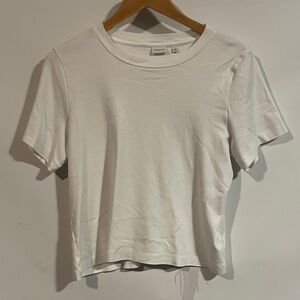 Babaton White Short Sleeve Tee